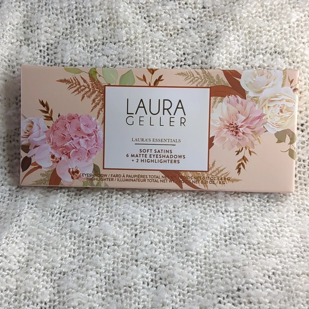 Laura Geller Soft Satins 6 Matte Eyeshadows + 2 Highlighters, 6x 4.8g/2x 6g